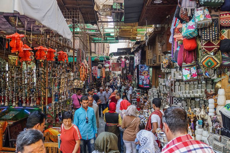Local market in Cairo
