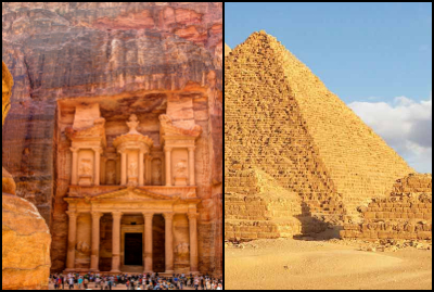 From Jerusalem/Tel Aviv: 2 Day Tour Petra and Cairo